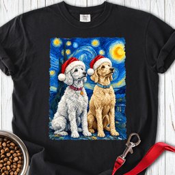 Doodle Christmas Premium Tee Gift For Dog Lover