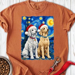 Doodle Christmas Premium Tee Gift For Dog Lover