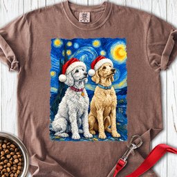 Doodle Christmas Premium Tee Gift For Dog Lover