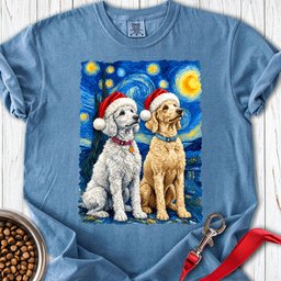 Doodle Christmas Premium Tee Gift For Dog Lover