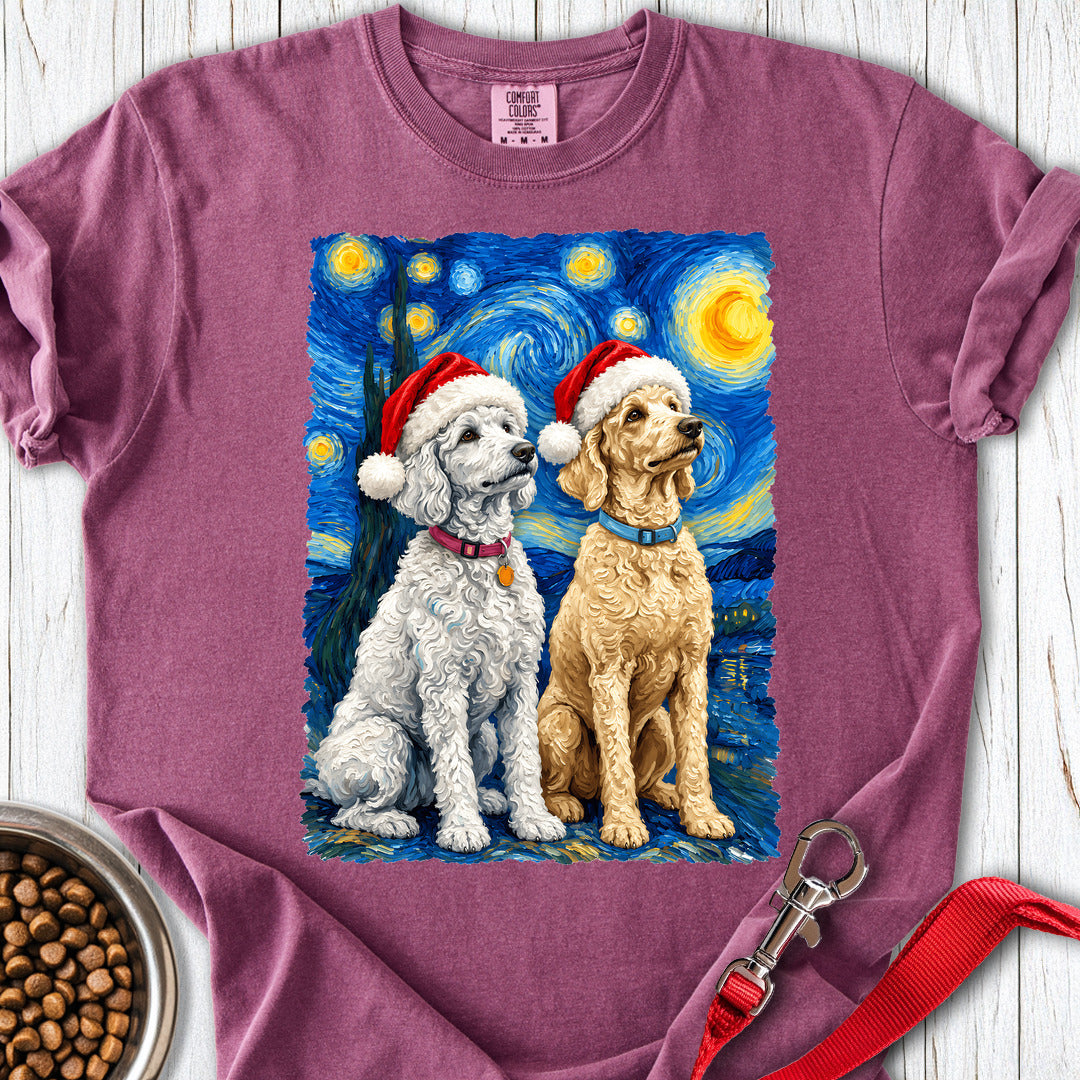 Doodle Christmas Premium Tee Gift For Dog Lover