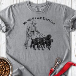 Elderly Lab Dad Premium Tee Gift For Dad