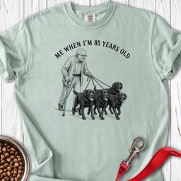 Elderly Lab Dad Premium Tee Gift For Dad