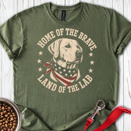 Home Of The Lab 250 Years T Shirt Gift For Dog Lover