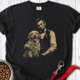 Golden Retriever Lincoln Premium Tee Gift For Dog Lover