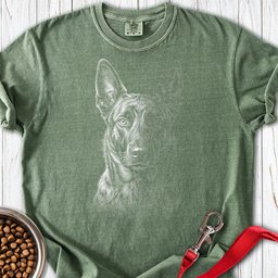 Dutch Shepherd Engraved Premium Tee Gift For Dog Lover