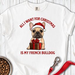 French Bulldog Christmas Premium Tee Gift For Dog Lover