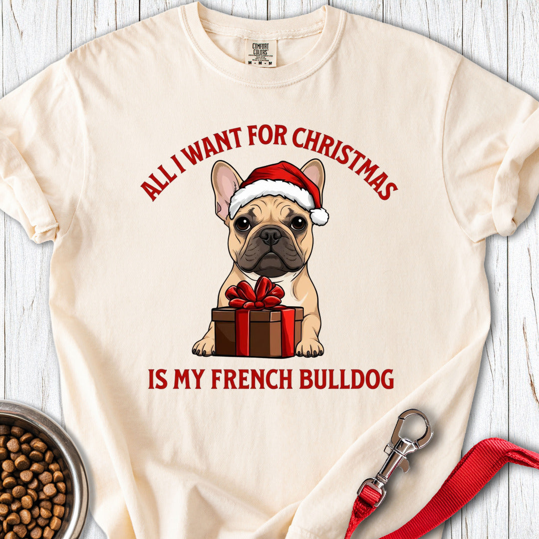 French Bulldog Christmas Premium Tee Gift For Dog Lover