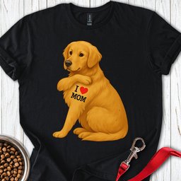 Golden Retriever Mom T Shirt Gift For Mom
