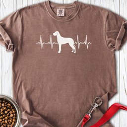 Great Dane Heartbeat Premium Tee Gift For Dog Lover