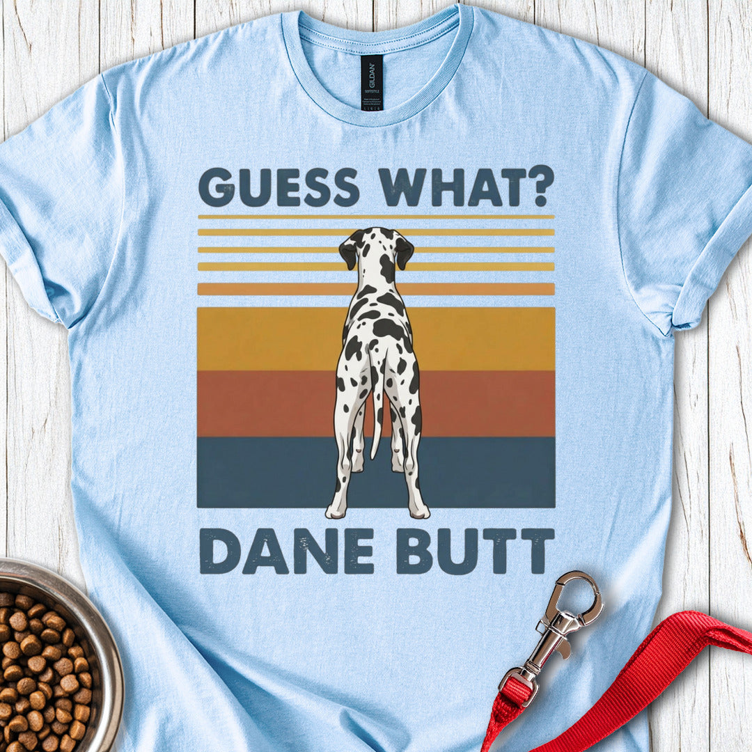Harlequin Great Dane Butt T Shirt Gift For Dog Lover