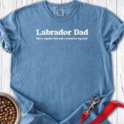 Funny Labrador Dad Premium Tee Gift For Dad