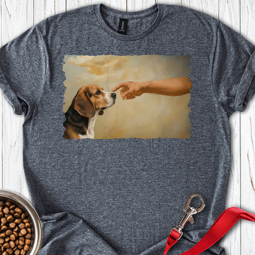 God Creates Beagle T Shirt Gift For Dog Lover