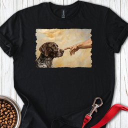 God Creates German Shorthaired Pointer T Shirt Gift For Dog Lover