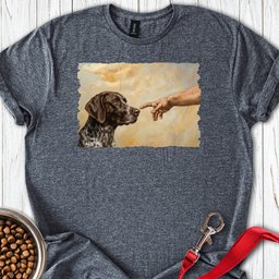 God Creates German Shorthaired Pointer T Shirt Gift For Dog Lover