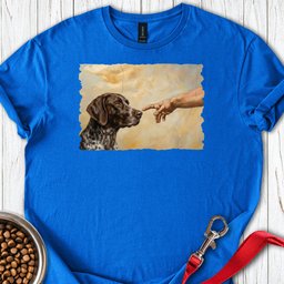God Creates German Shorthaired Pointer T Shirt Gift For Dog Lover