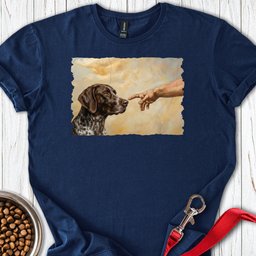 God Creates German Shorthaired Pointer T Shirt Gift For Dog Lover
