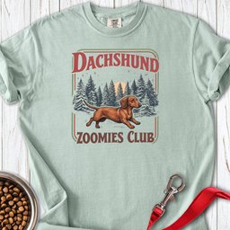 Dachshund Zoomies Club Premium Tee Gift For Dog Lover