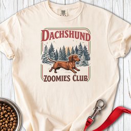 Dachshund Zoomies Club Premium Tee Gift For Dog Lover
