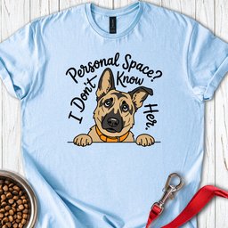 German Shepherd Personal Space T Shirt Gift For Dog Lover
