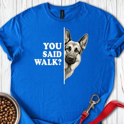 German Shepherd Walk T Shirt Gift For Dog Lover