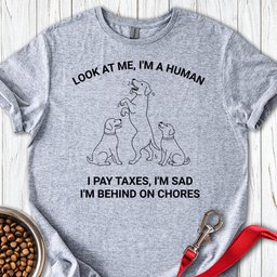 Funny Labrador Human Meme T Shirt Gift For Dog Lover