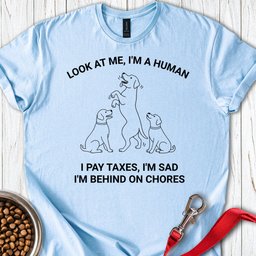 Funny Labrador Human Meme T Shirt Gift For Dog Lover