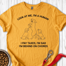 Funny Labrador Human Meme T Shirt Gift For Dog Lover