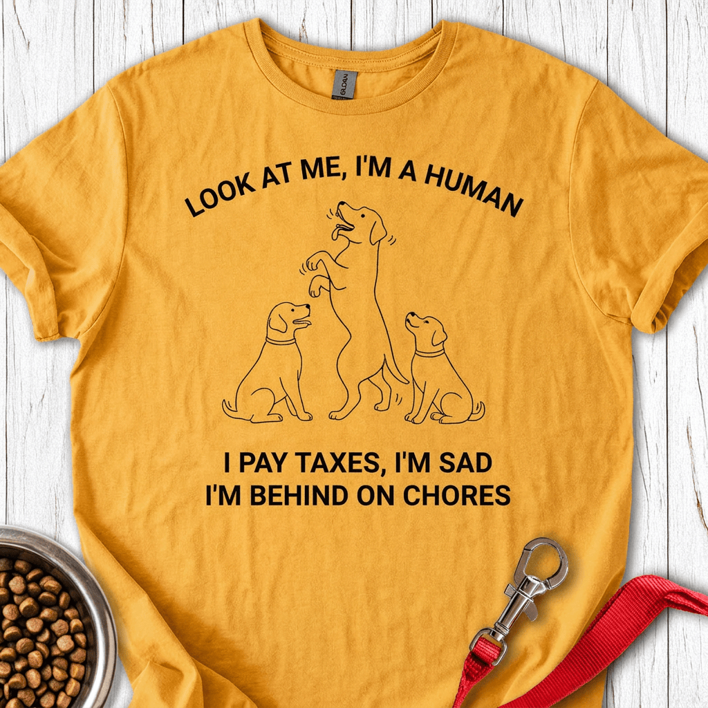 Funny Labrador Human Meme T Shirt Gift For Dog Lover