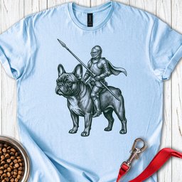French Bulldog Knight T Shirt Gift For Dog Lover