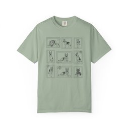 German Shepherd Stamps Premium Tee Gift For Dog Lover