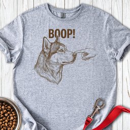 Husky Boop T Shirt Gift For Dog Lover
