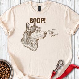 Husky Boop T Shirt Gift For Dog Lover