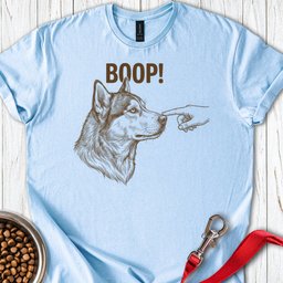 Husky Boop T Shirt Gift For Dog Lover