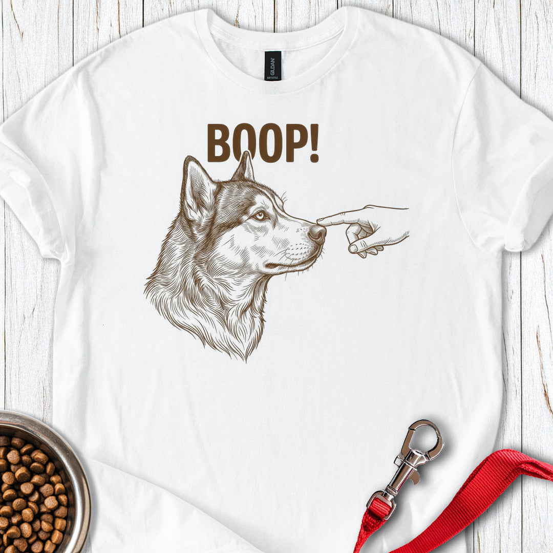 Husky Boop T Shirt Gift For Dog Lover