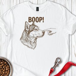 Husky Boop T Shirt Gift For Dog Lover