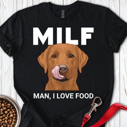 Fox Red Milf T Shirt Gift For Dog Lover