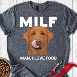 Fox Red Milf T Shirt Gift For Dog Lover