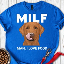 Fox Red Milf T Shirt Gift For Dog Lover