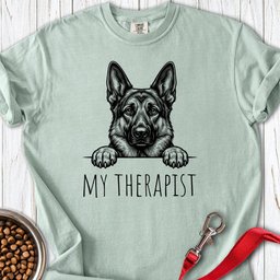 German Shepherd Therapist Premium Tee Gift For Dog Lover