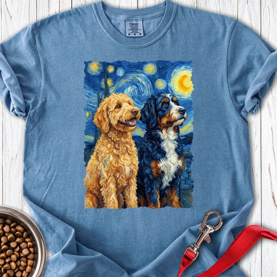 Golden Doodle And Bernedoodle Premium Tee Gift For Dog Lover