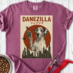 Danezilla Harlequin Great Dane Premium Tee Gift For Dog Lover