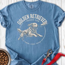 Golden Retriever Frisbee Club Premium Tee Gift For Dog Lover