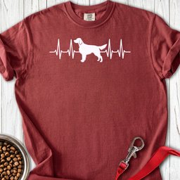 English Setter Heartbeat Premium Tee Gift For Dog Lover