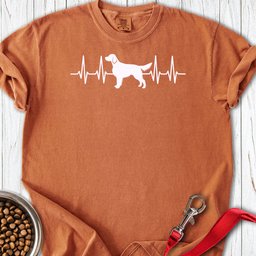 English Setter Heartbeat Premium Tee Gift For Dog Lover