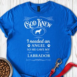 God Gave Me A Lab T Shirt Gift For Dog Lover