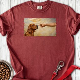 God Creates Redbone Coonhound Premium Tee Gift For Dog Lover
