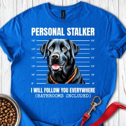 Funny Black Labrador Mugshot T Shirt Gift For Dog Lover