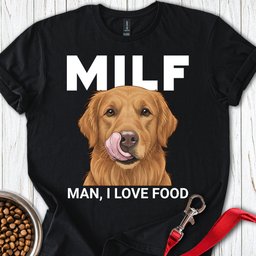 Golden Retriever Milf T Shirt Gift For Dog Lover