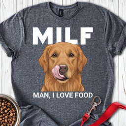 Golden Retriever Milf T Shirt Gift For Dog Lover